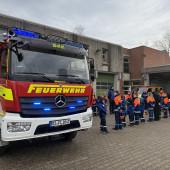 Aufstellung Übergabe