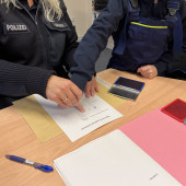 Bild Besuch Polizeiwache Lauenburg