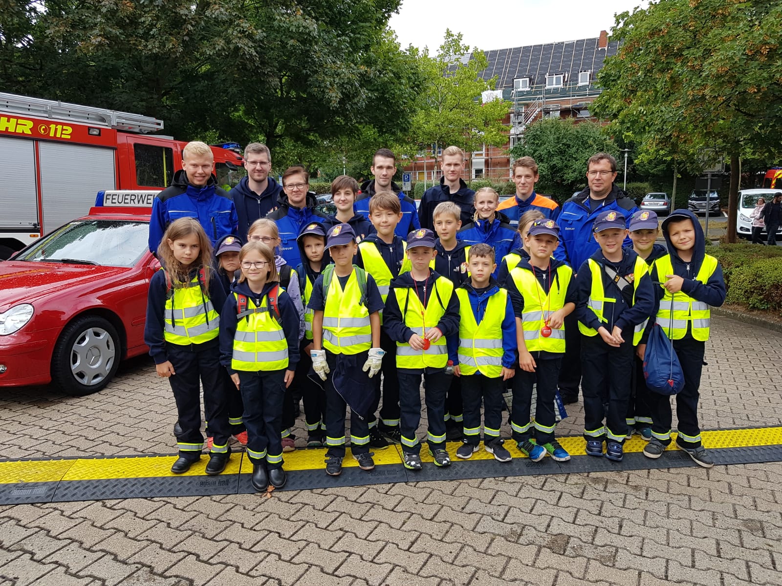 Besuch bei der Feuerwehr Geesthacht