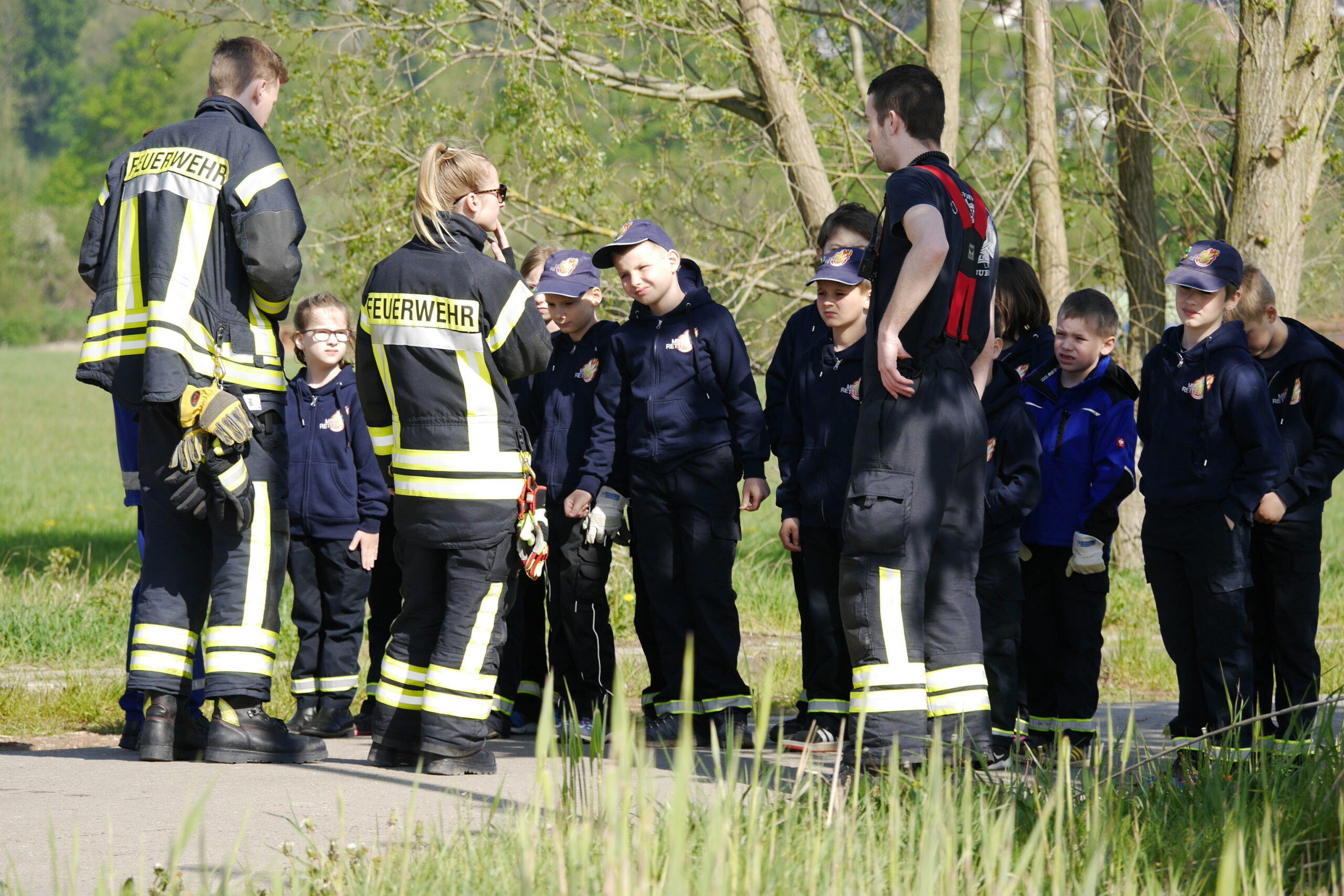 Abschlussdienst mit großer Übung