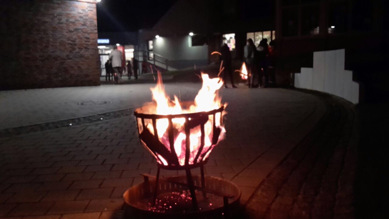 Spalier stehen beim Neujahrsempfang 2018