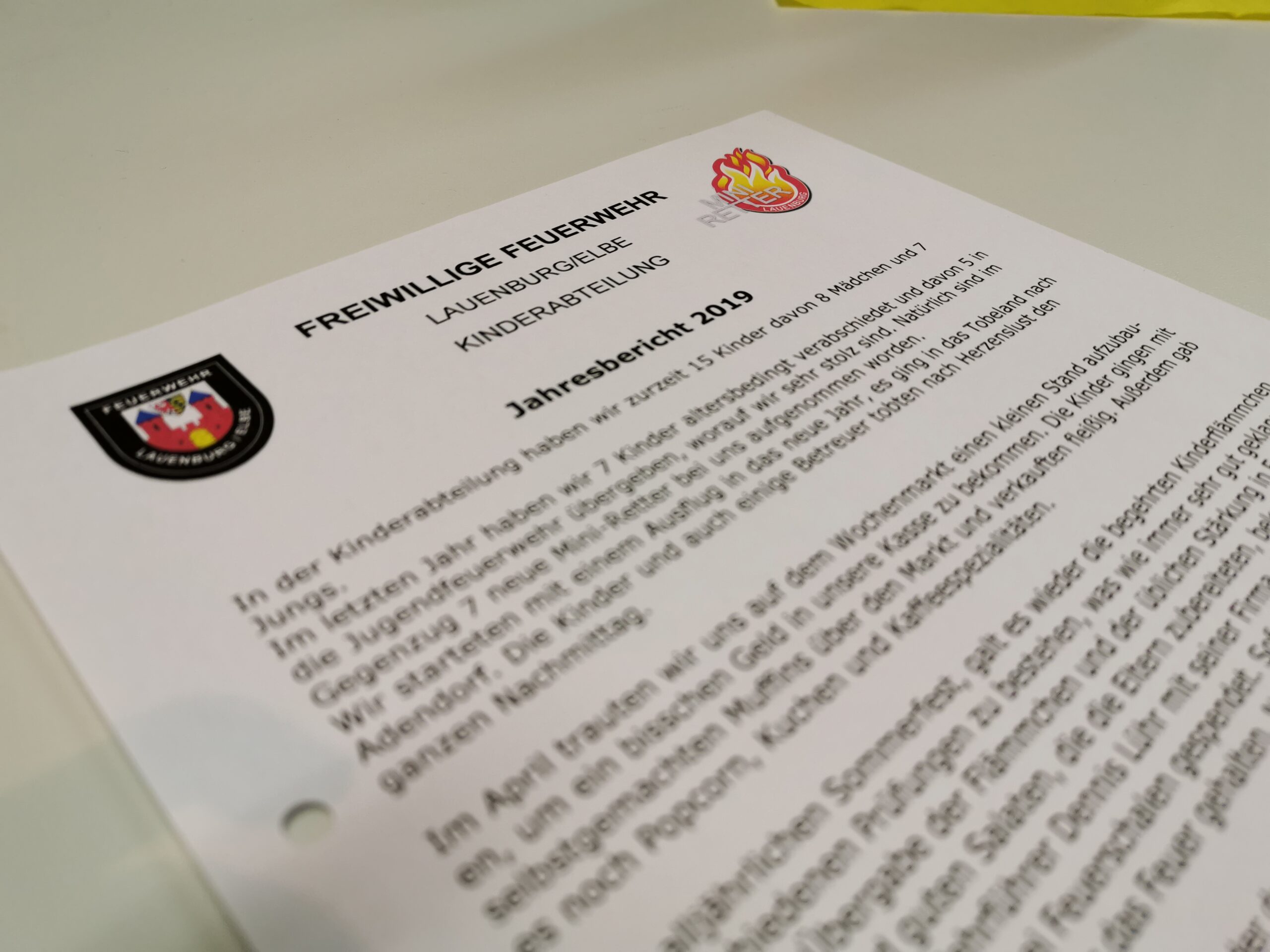 Jahreshauptversammlung 2020