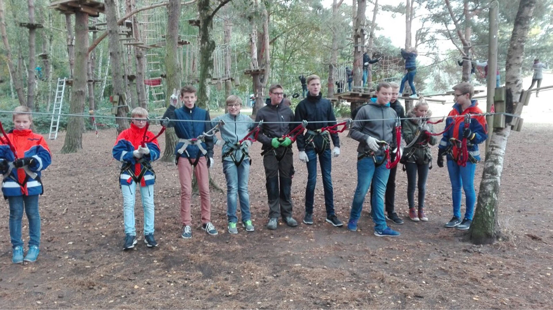 Ausflug in den Hochseilgarten Geesthacht