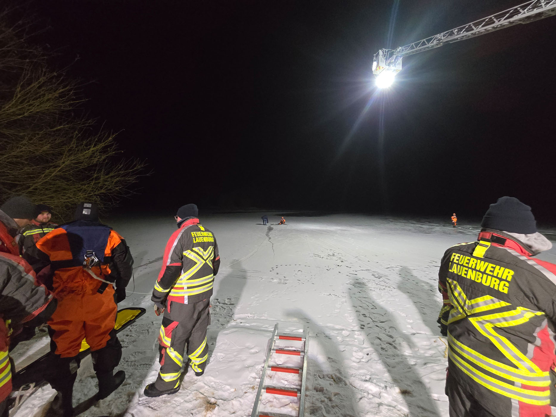 Eisrettungsübung - 2